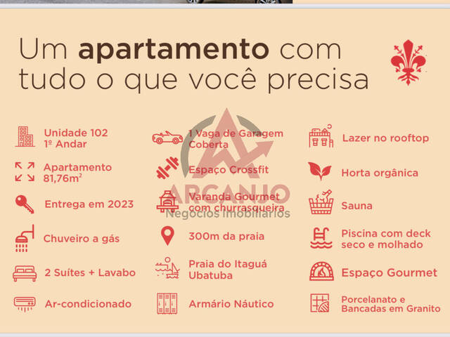 #5184 - Apartamento para Venda em Ubatuba - SP - 3