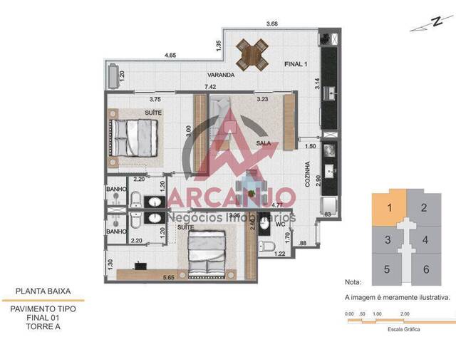 Apartamento para Venda em Caraguatatuba - 5