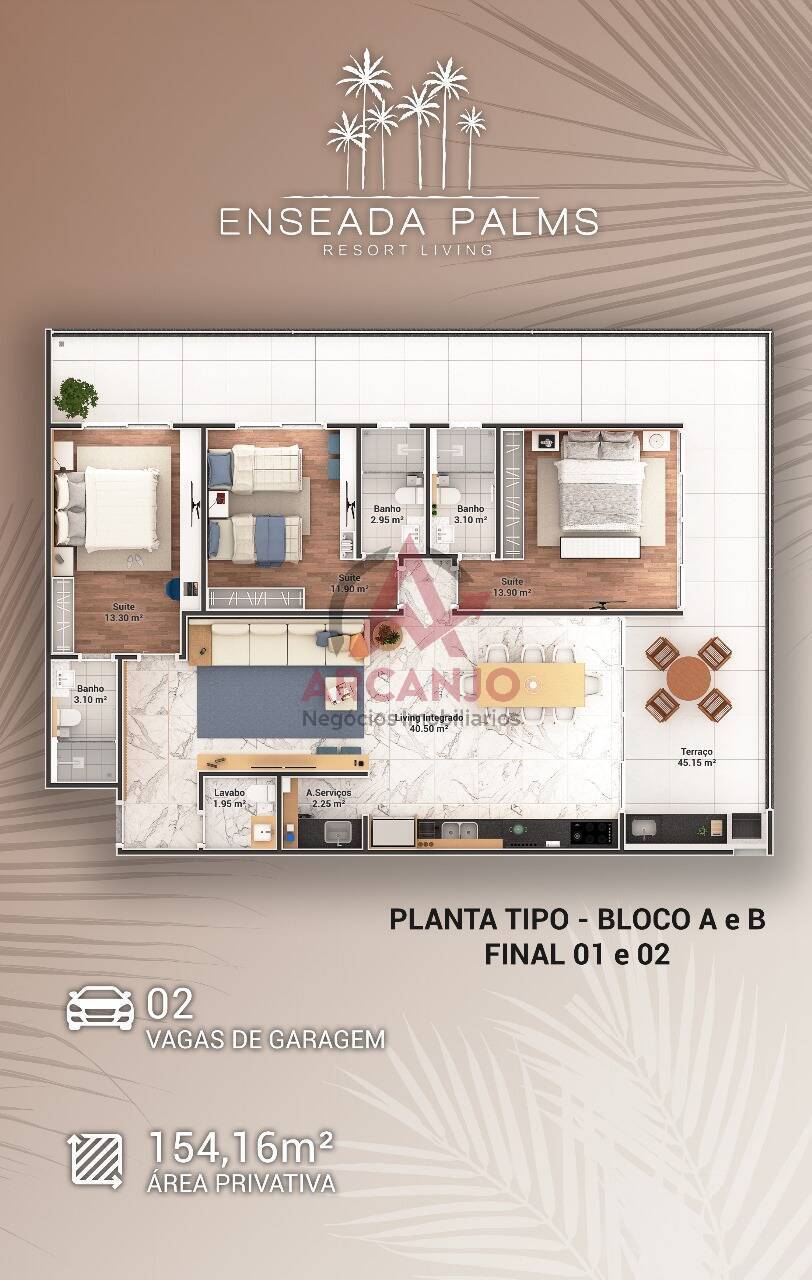 Apartamento à venda com 2 quartos, 100m² - Foto 23