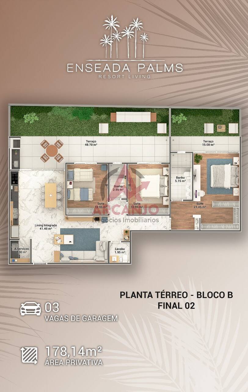 Apartamento à venda com 2 quartos, 100m² - Foto 26