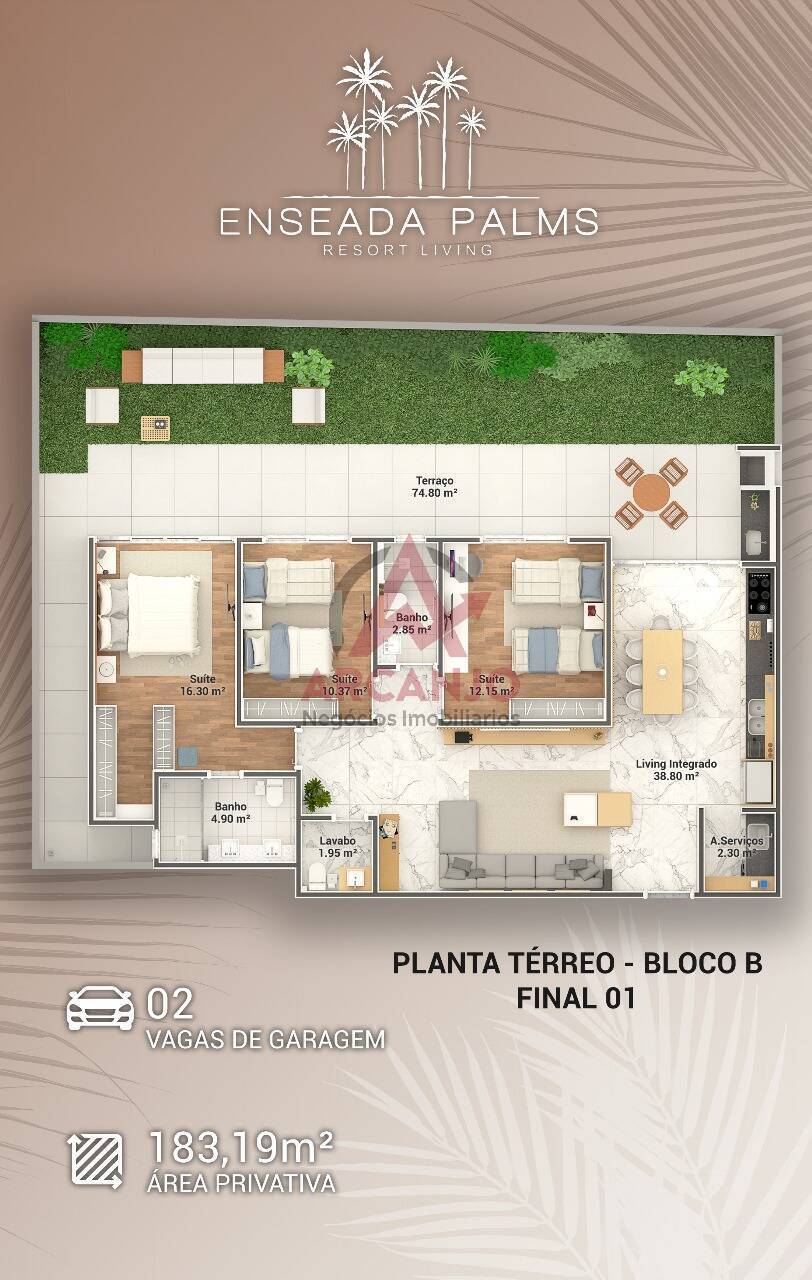 Apartamento à venda com 2 quartos, 100m² - Foto 27