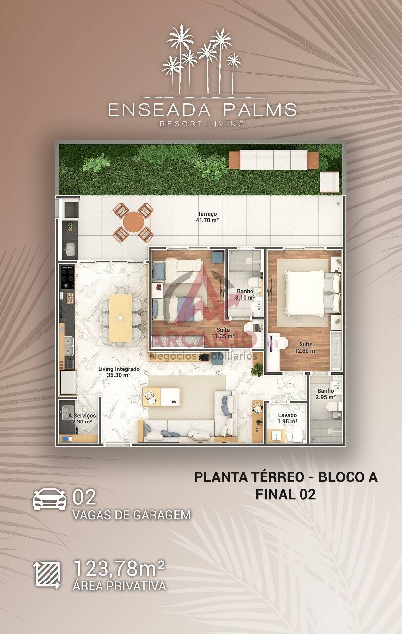 Apartamento à venda com 2 quartos, 100m² - Foto 28