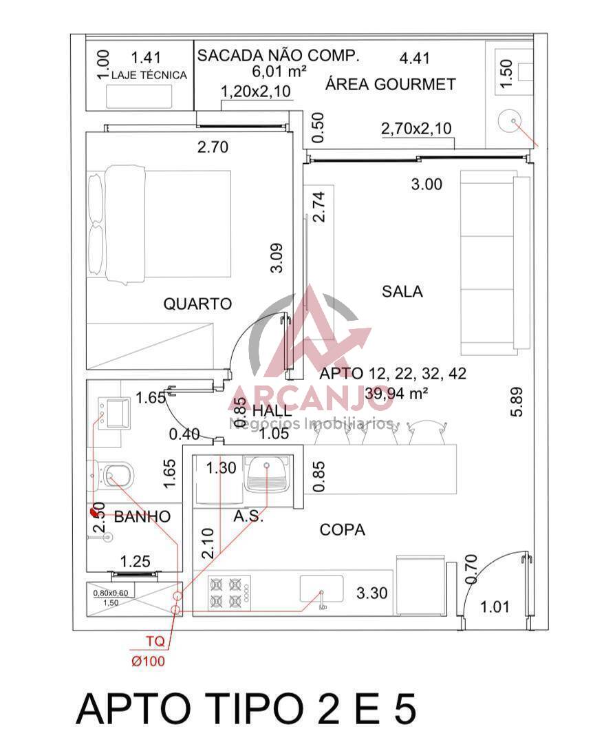 Apartamento à venda com 2 quartos, 74m² - Foto 6