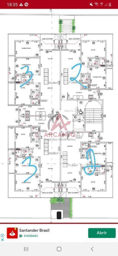 Apartamento à venda com 3 quartos, 90m² - Foto 8