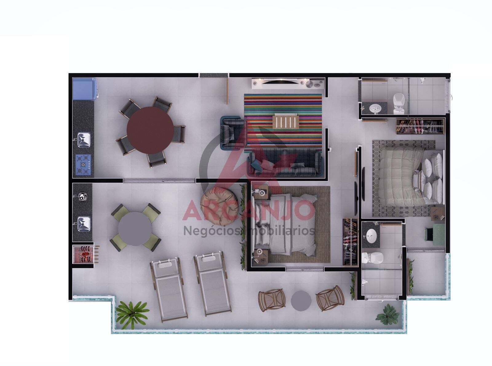 Apartamento à venda com 1 quarto, 42m² - Foto 12