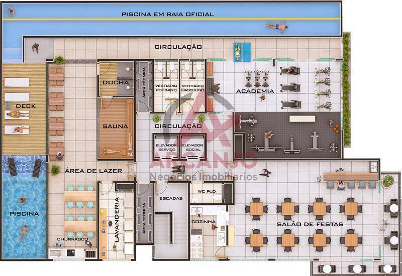 Apartamento à venda com 3 quartos, 124m² - Foto 11