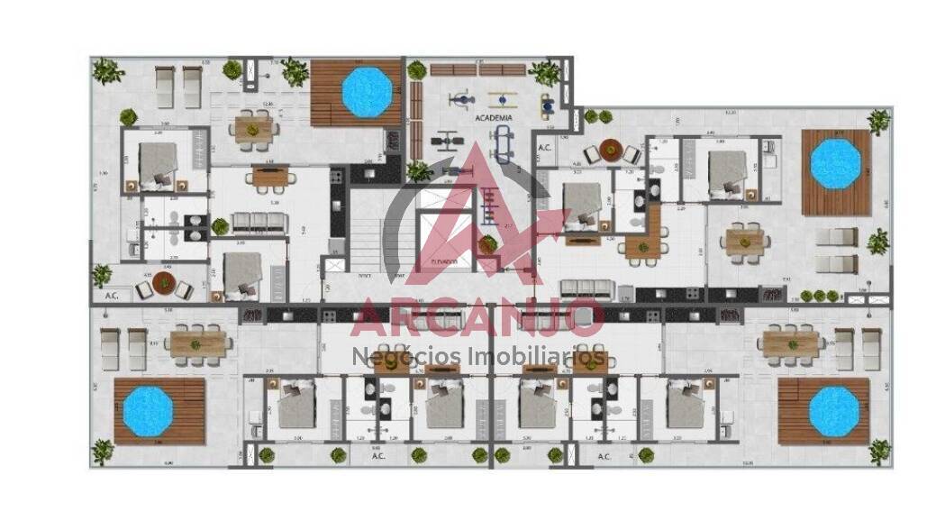 Apartamento à venda com 1 quarto, 42m² - Foto 11