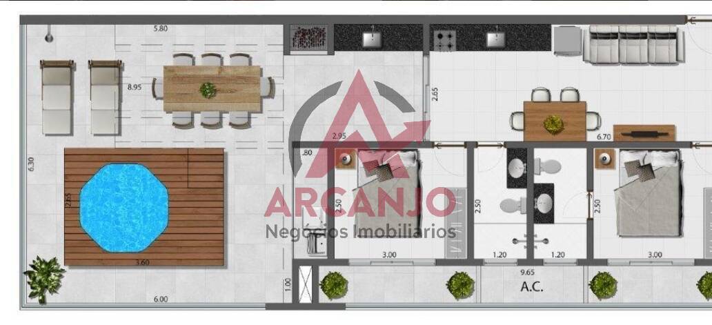 Apartamento à venda com 1 quarto, 42m² - Foto 10