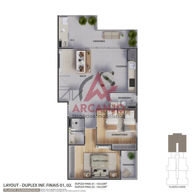 Apartamento à venda com 2 quartos, 123m² - Foto 20