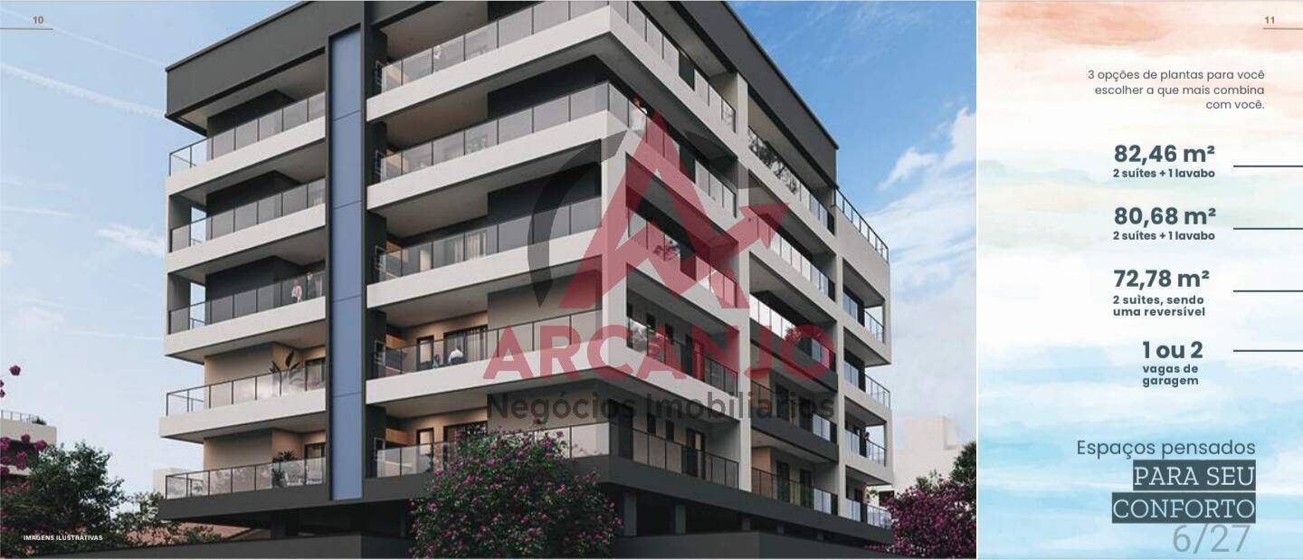 Apartamento à venda com 2 quartos, 82m² - Foto 2