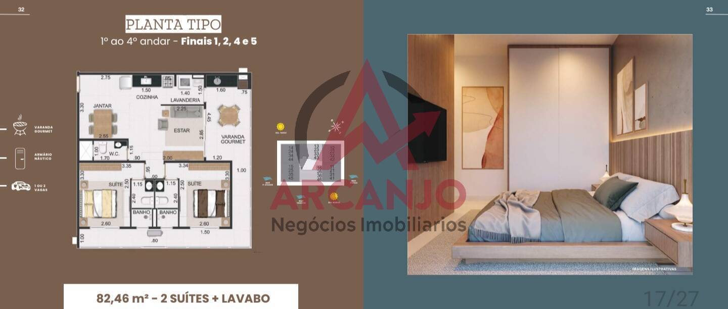 Apartamento à venda com 2 quartos, 82m² - Foto 10