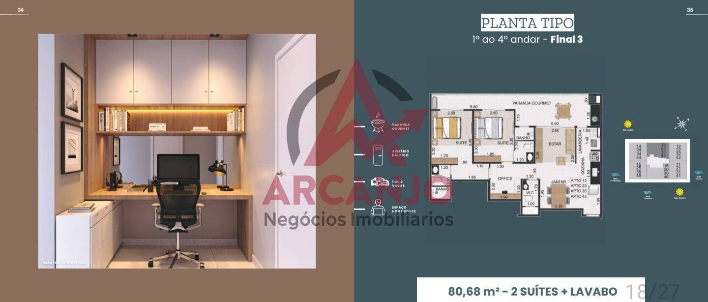 Apartamento à venda com 2 quartos, 82m² - Foto 11