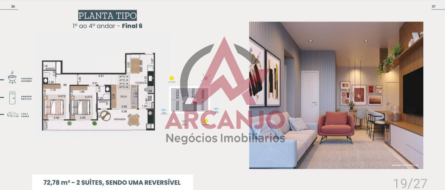 Apartamento à venda com 2 quartos, 82m² - Foto 12