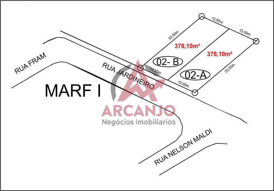 Terreno à venda, 378m² - Foto 1