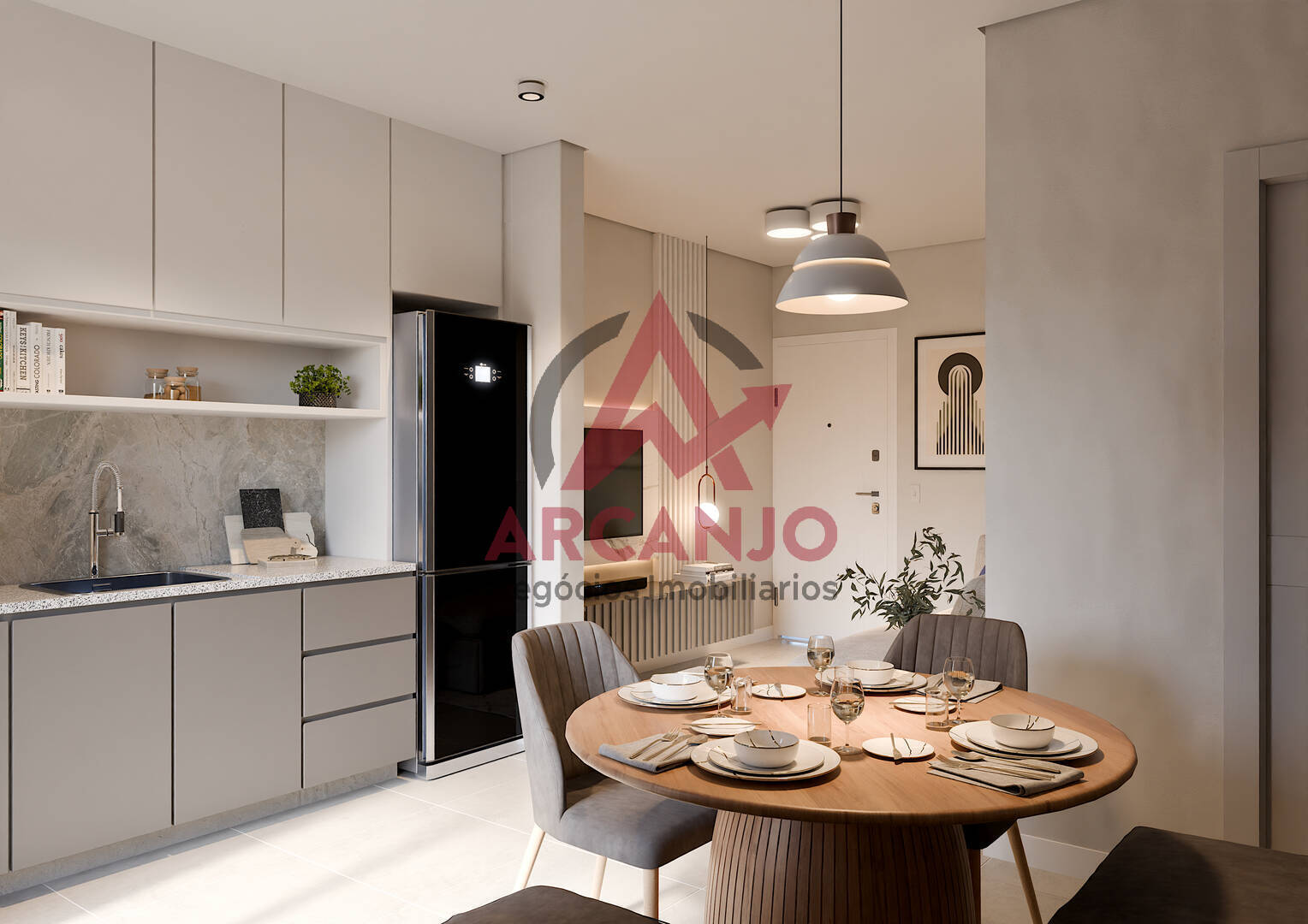 Apartamento à venda com 1 quarto, 42m² - Foto 3