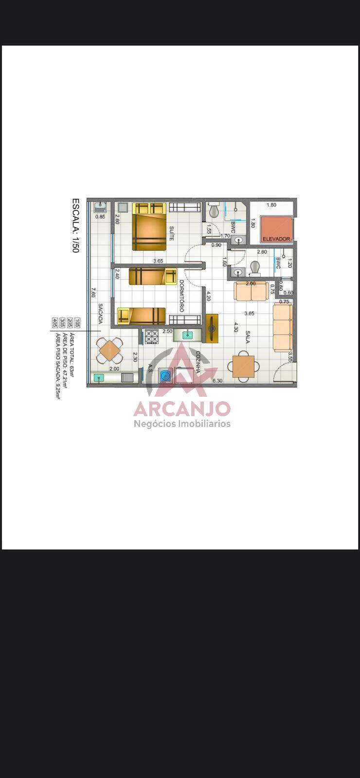 Apartamento à venda com 2 quartos, 66m² - Foto 19