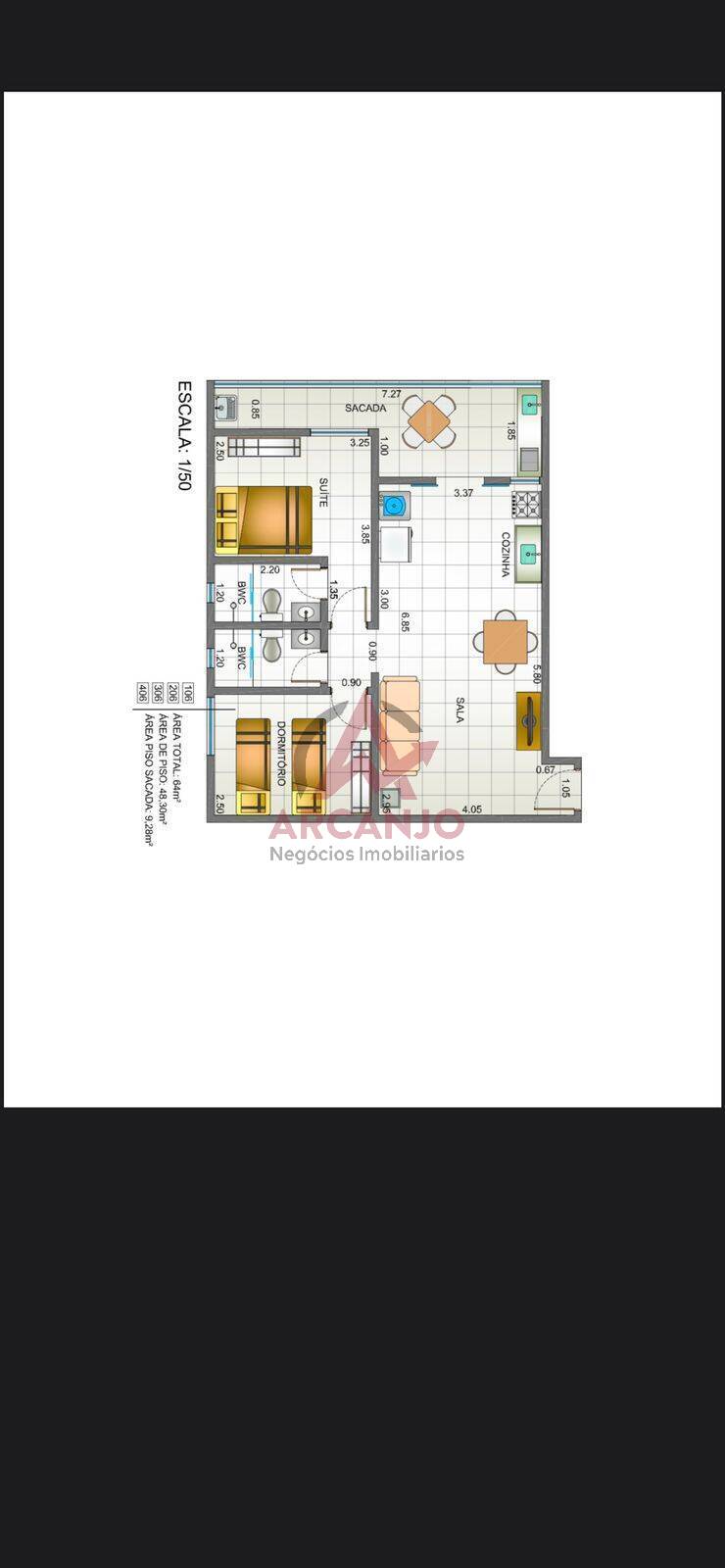 Apartamento à venda com 2 quartos, 66m² - Foto 16