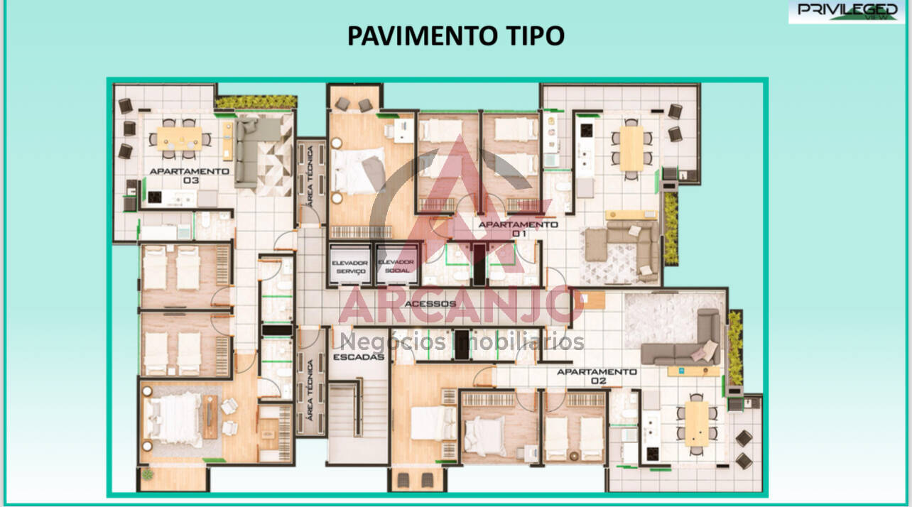 Apartamento à venda com 3 quartos, 124m² - Foto 12