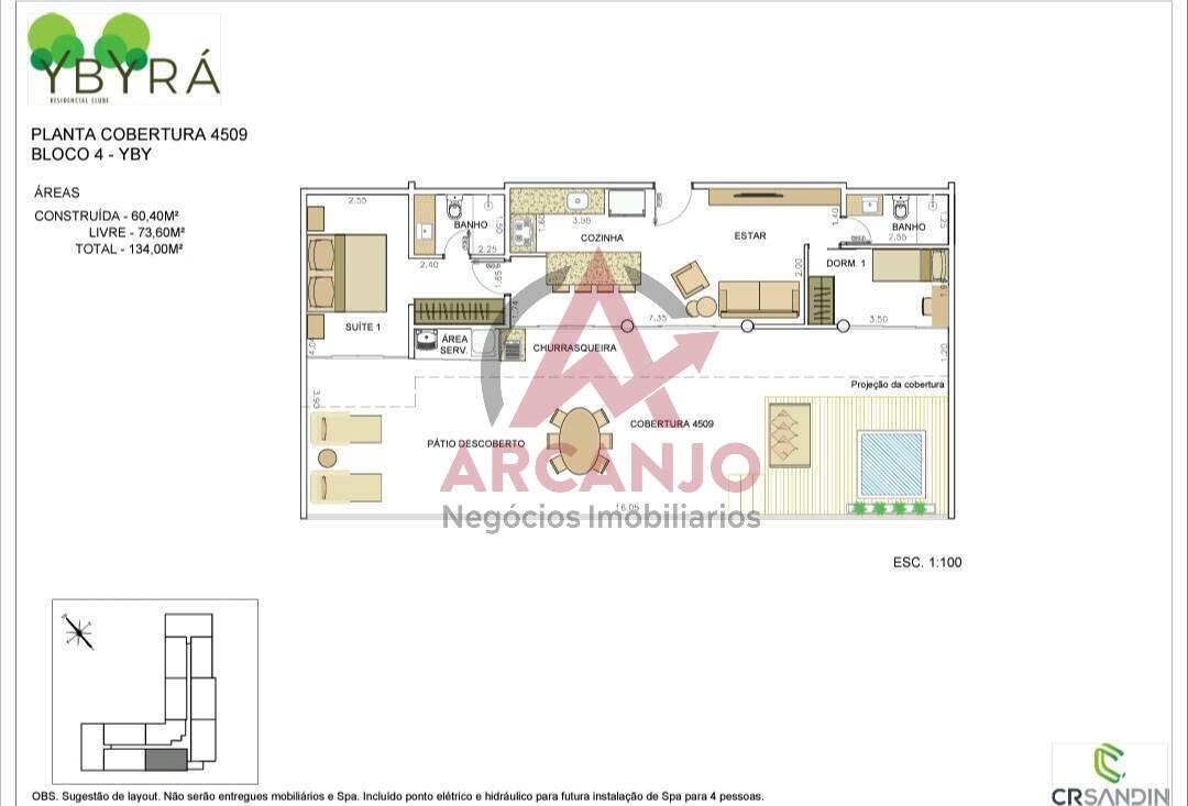 Apartamento à venda com 2 quartos, 61m² - Foto 12