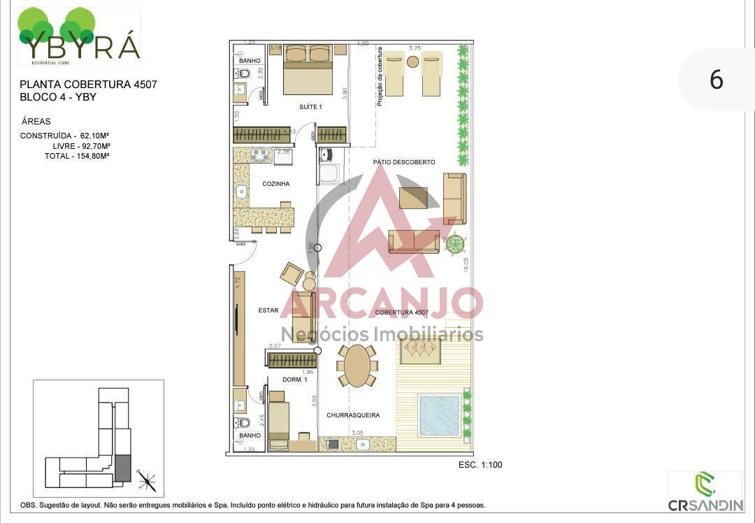 Apartamento à venda com 2 quartos, 61m² - Foto 13