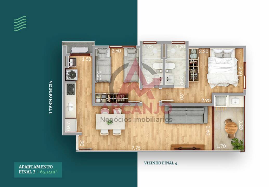 Apartamento à venda com 3 quartos, 98m² - Foto 13