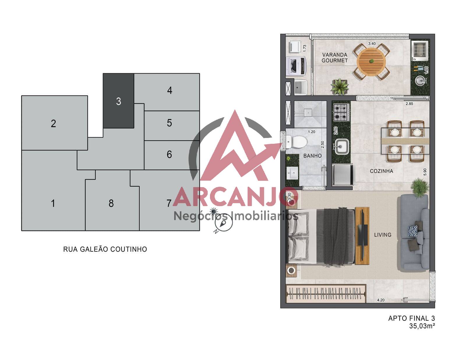 Apartamento à venda com 1 quarto, 50m² - Foto 11