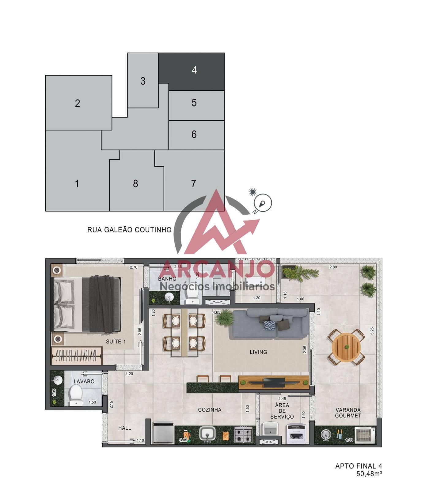 Apartamento à venda com 1 quarto, 50m² - Foto 14