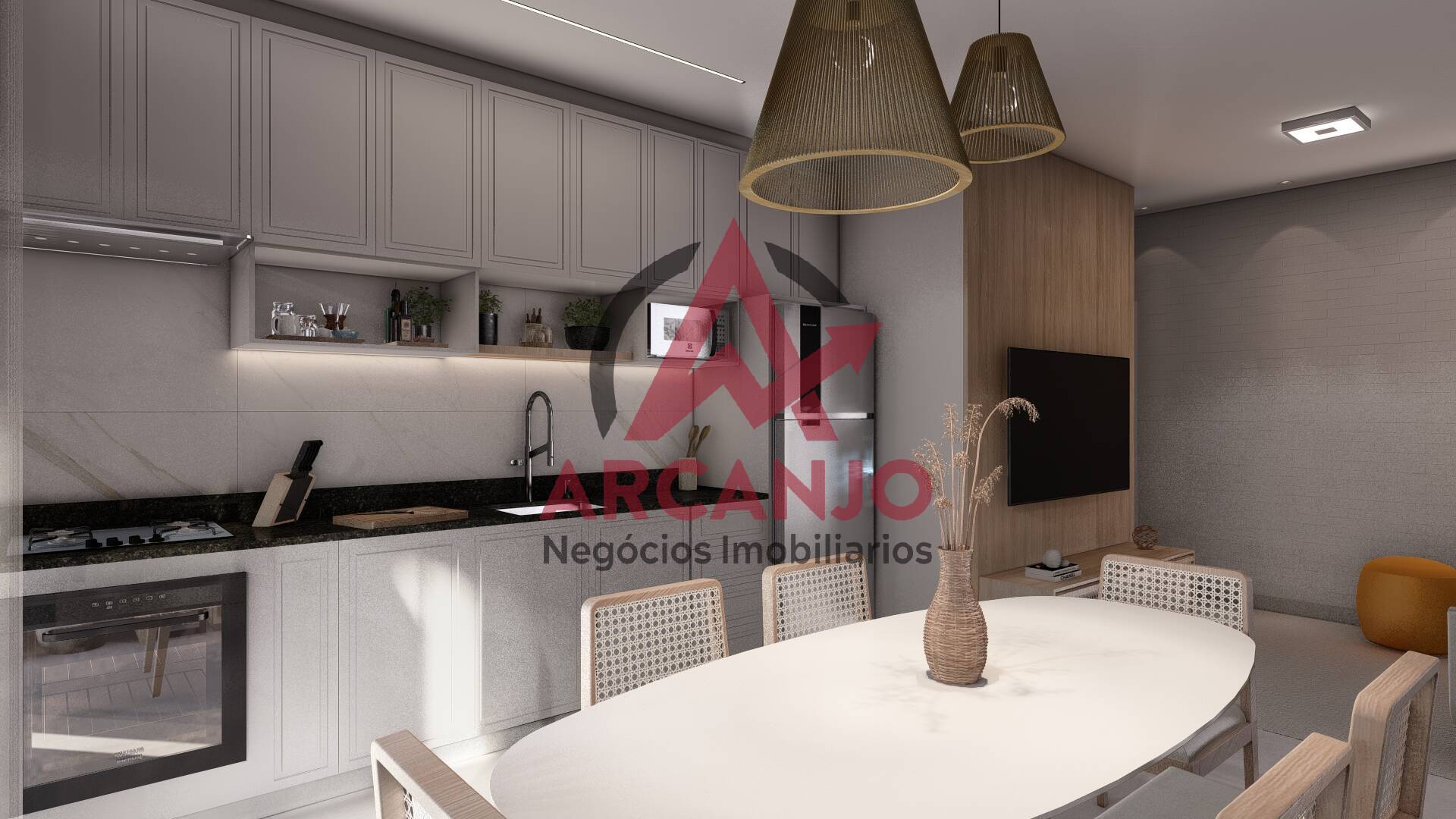 Apartamento à venda com 2 quartos, 77m² - Foto 8