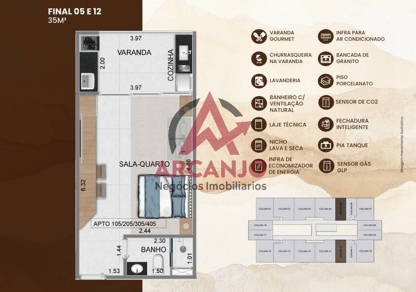 Apartamento à venda com 2 quartos, 59m² - Foto 31