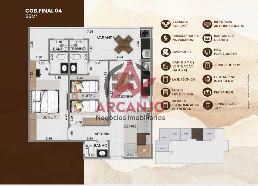 Apartamento à venda com 2 quartos, 59m² - Foto 39