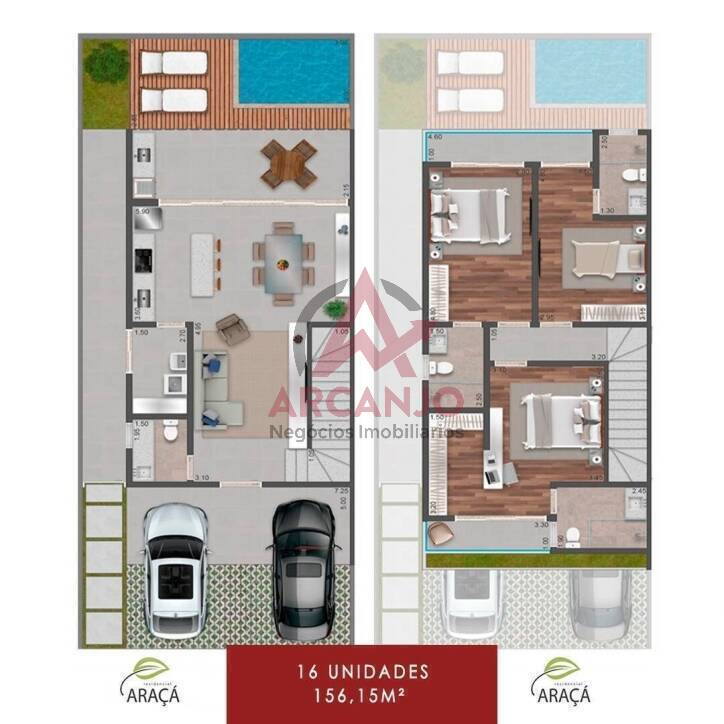 Casa de Condomínio à venda com 3 quartos, 156m² - Foto 3