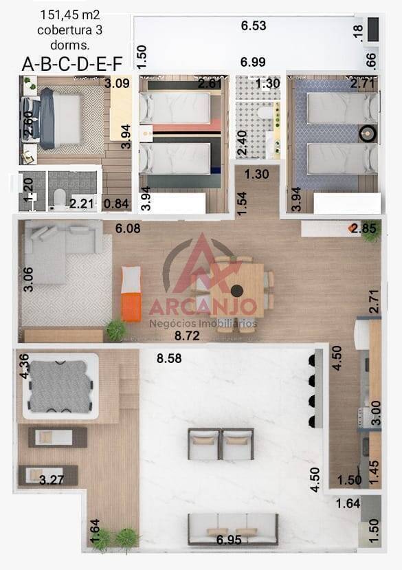 Apartamento à venda com 2 quartos, 68m² - Foto 16