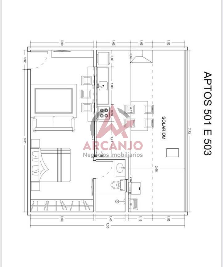 Apartamento à venda com 1 quarto, 40m² - Foto 10