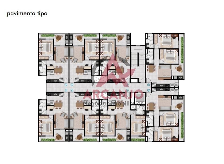 Apartamento à venda com 2 quartos, 118m² - Foto 11